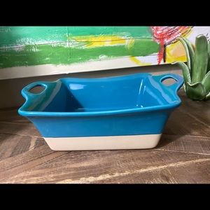 Rachael Ray Hyyge Ceramic Baker Teal Blue.